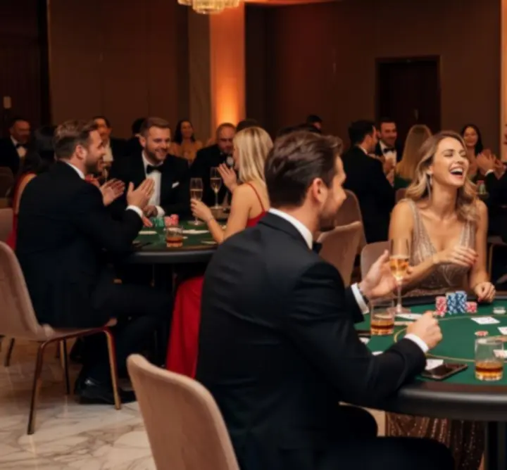 Kadry z realizacji eventów kasynowych Prime Gala